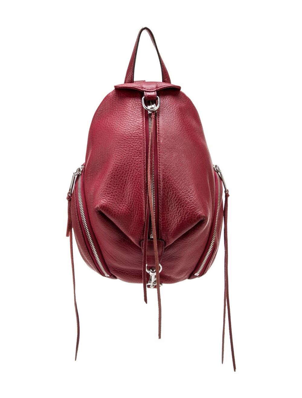 Rebecca Minkoff Julian Burgundy Leather Backpack